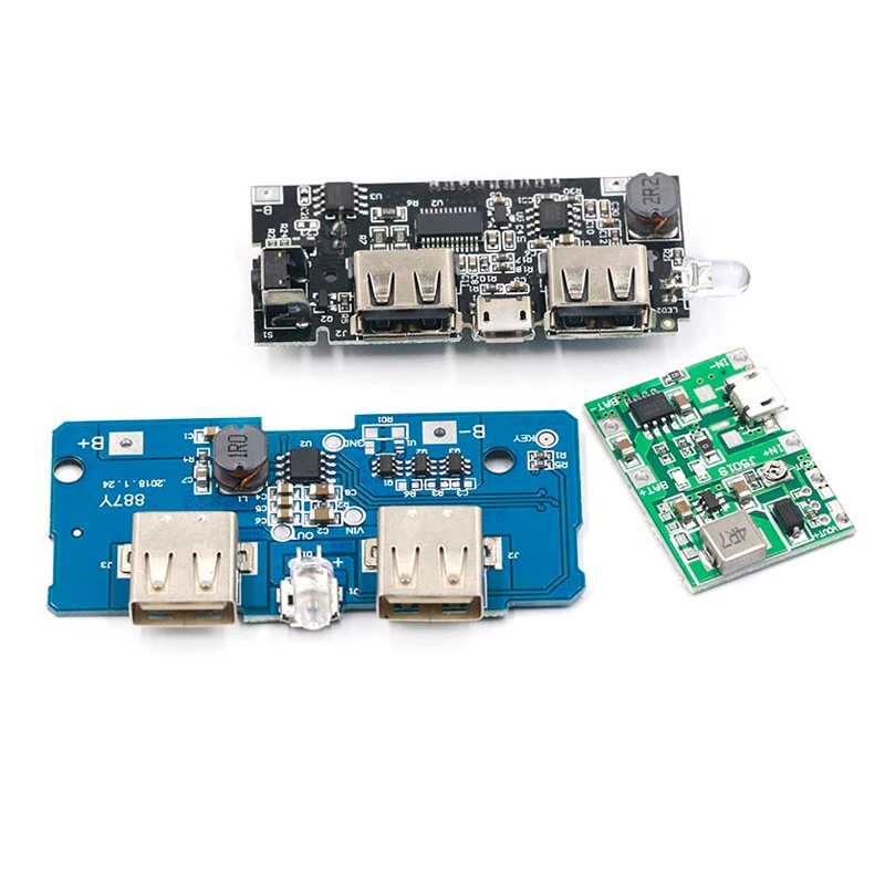 Carte de chargeur de batterie au Lithium Li-ion 3.7, Module élévateur 4.2, 18650 V DC-DC V
