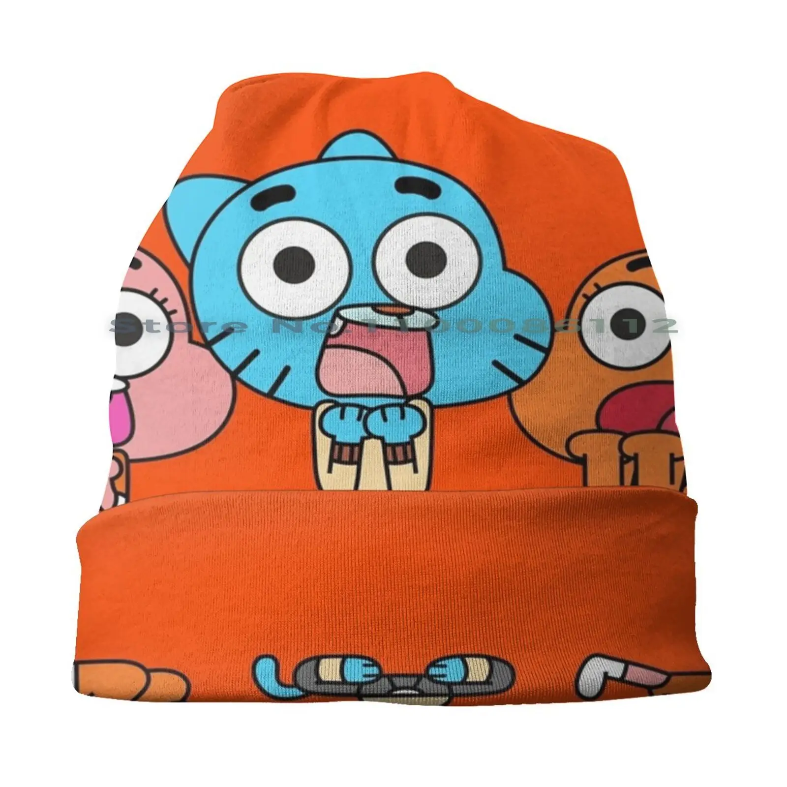 Gumball Darwin Anais Bucket Hat Sun Cap Gumball Watterson Darwin Watterson Anais Watterson The Kawaii Cartoon Blue Cat