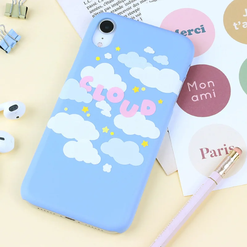 Creative Colorful Clouds cute Stickers Sealing Paster Girl Notebook Mobile Phone Stationery Decorative Sticker Diy Collage
