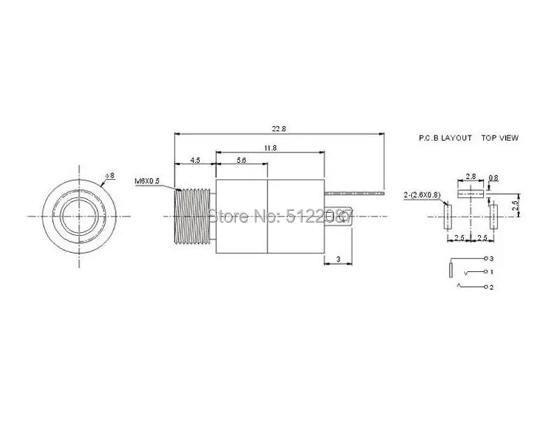 10Pcs PJ392 3.5MM Stereo Female Sockect Jack with Screw 3.5 Audio Headphone Connector PJ-392 Cylindrical Socket