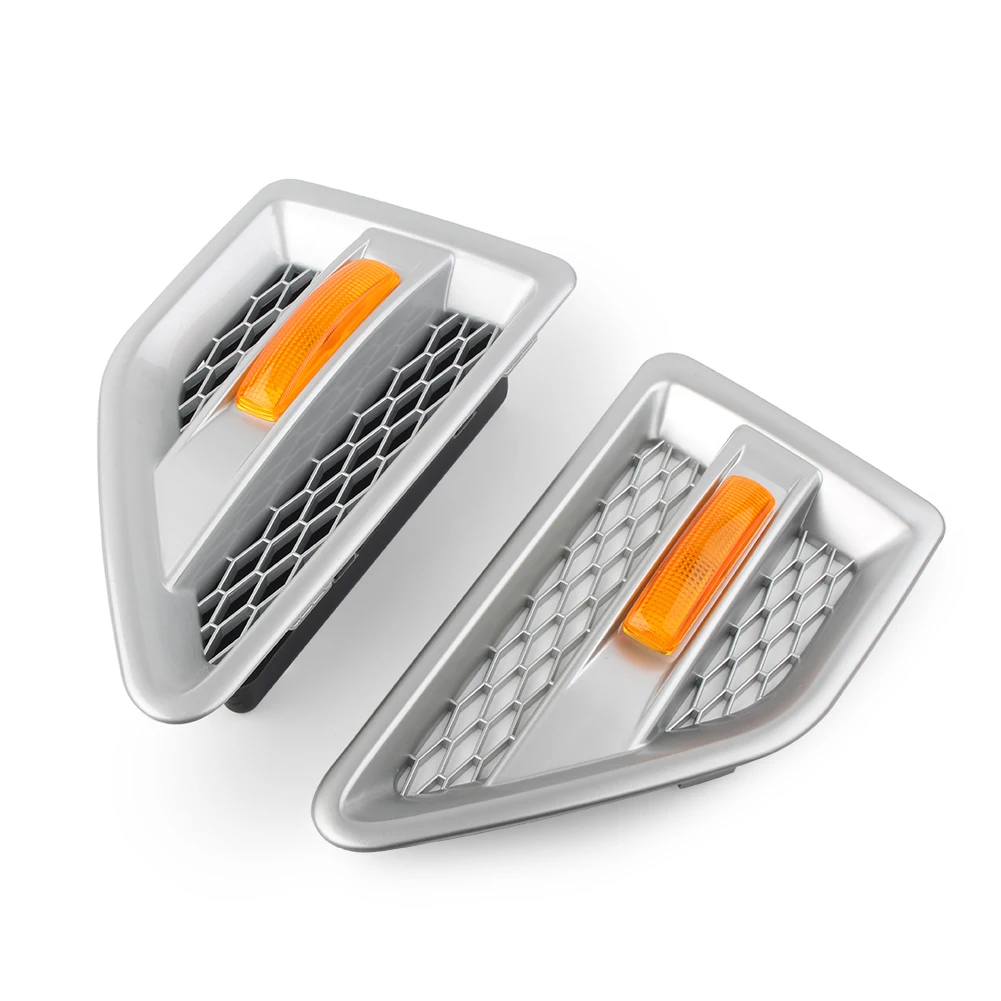 ABS Car Door Side Grille Vent Mesh Grill For Land Rover Freelander2 LR2 2006 2007 2008 2009 2010 2011 2012 2013 2014 2015 2016