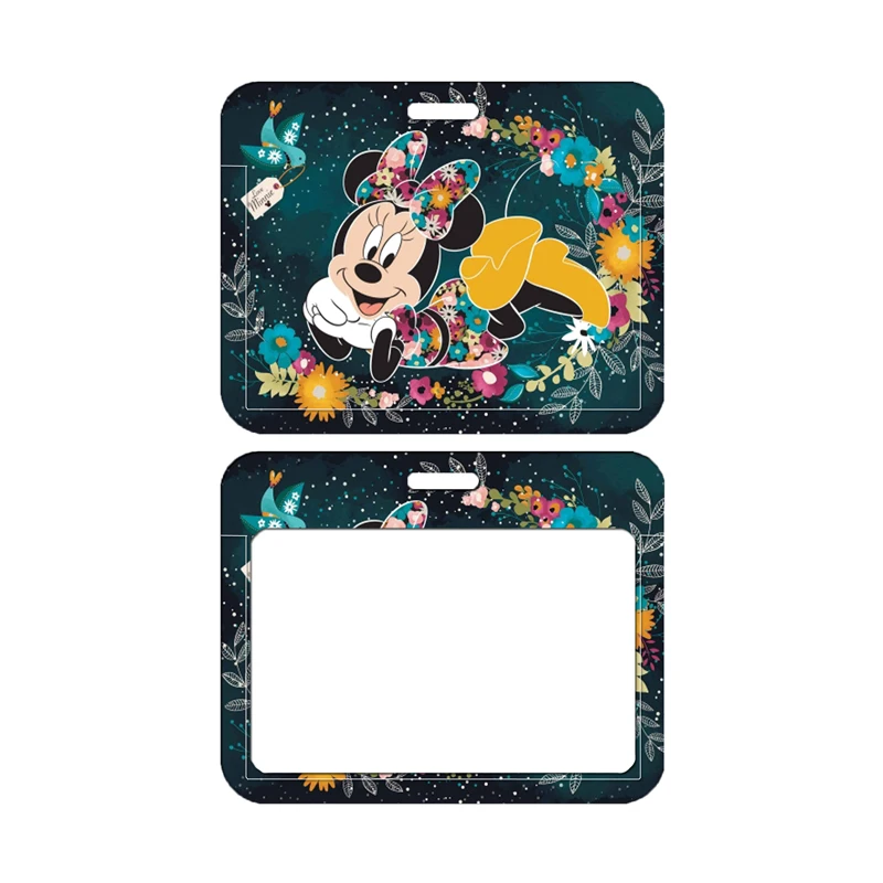 Disney Mickey Minnie Mouse Naam Card Cover Campus Kaart Tas Kaarthouder Id Card Case Horizontale Ontwerp