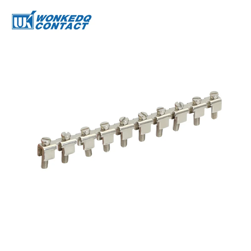 1Pc FBI10-12 Wiring Jumpers For UK16 UIK16 UK10-DREHSI Connector FBI 10-12 DIN Rail UK Terminal Block Accessories Fixed Bridge