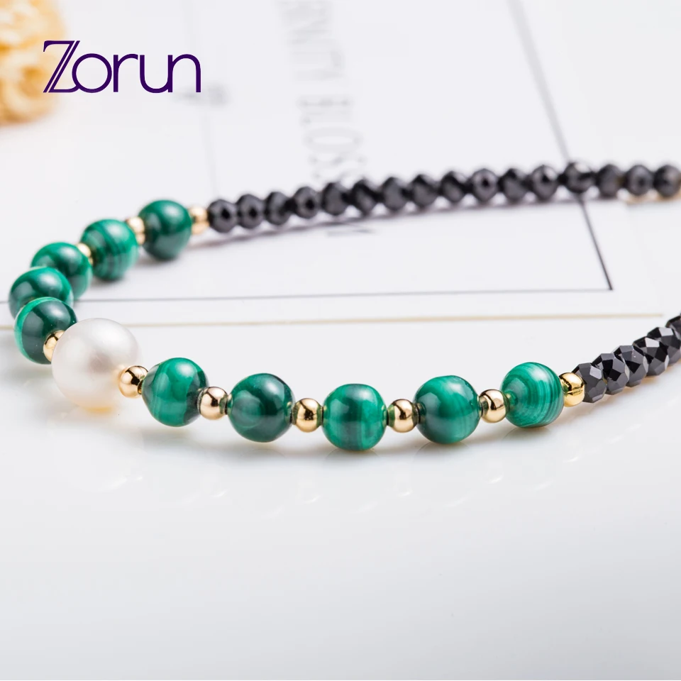 Zorun Real Natural Freshwater 7MM  Pearl Bracelet Fine  Jewelry Natural Stone 925 Sterling Silver for Women New Design Good Sale