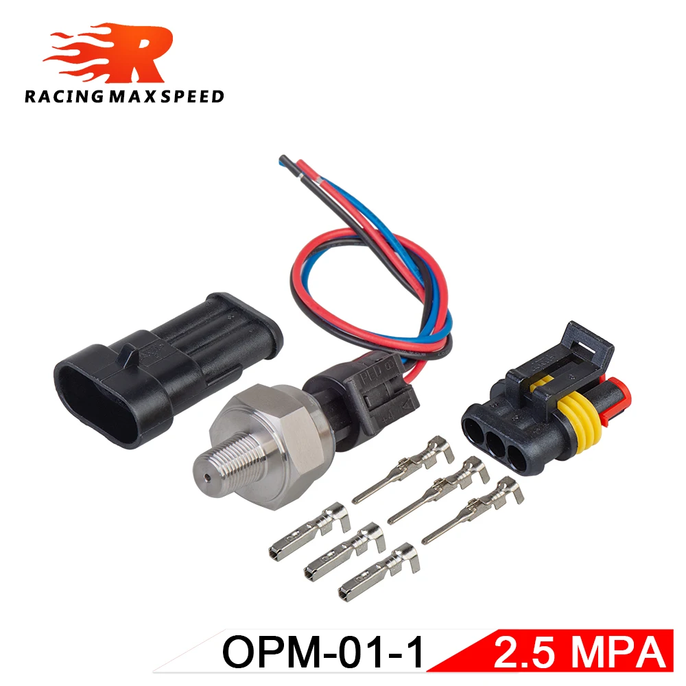 

Universal Electronic Oil Pressure 1/8 Npt Sensor 0-1.6MPa Oil Pressure Sensor OPM-01-1