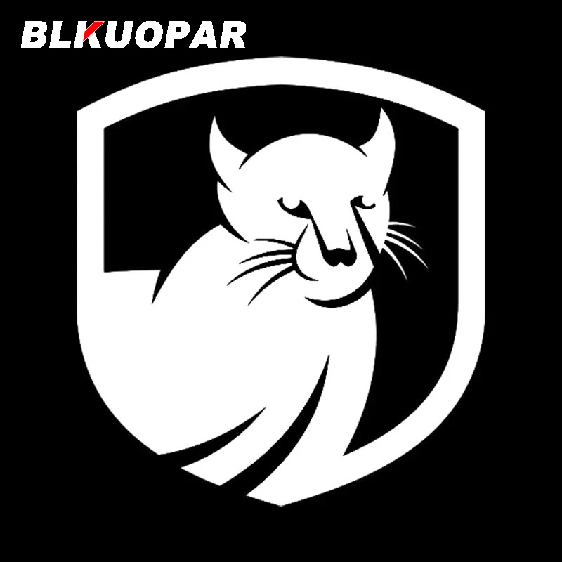 BLKUOPAR Leopard Logo Car Sticker Personality Occlusion Scratch Decal Creative Windshield Motorcycle Surfboard Car Accessories