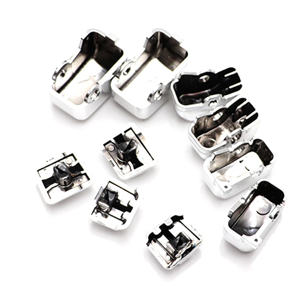 Black Chrome Hand Controls Housing Switch Cover Button Cap Kit For Harley Softail Dyna Road King Heritage Tour Glide - Image 4