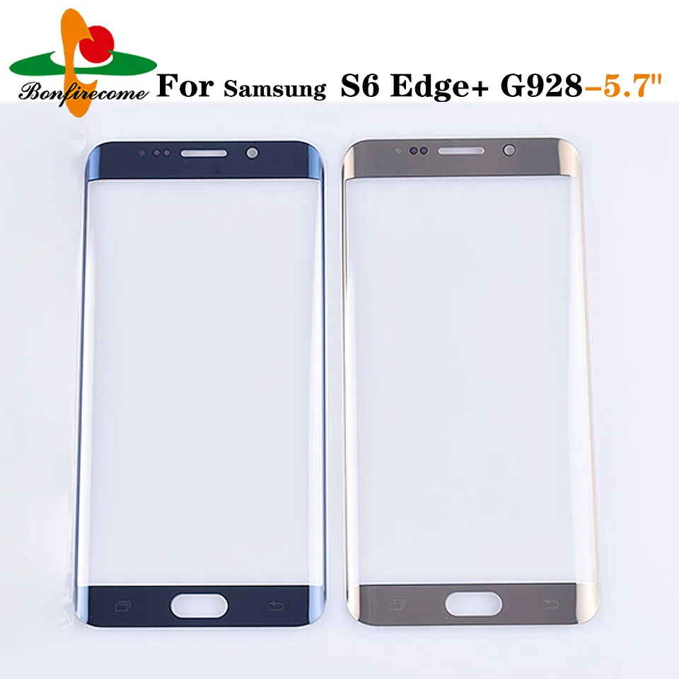 For Samsung Galaxy S6 Edge+ / S6 Edge Plus G928FZ G928 LCD display Front Outer Touch Panel Screen Glass Lens Replacement