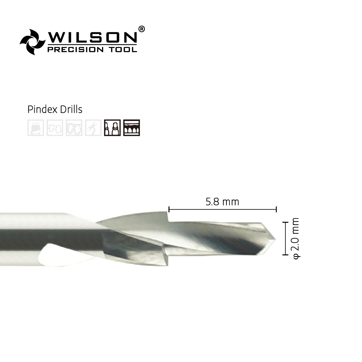 Brocas 5600008-5600020 do índice do carboneto de tungstênio de wisondental