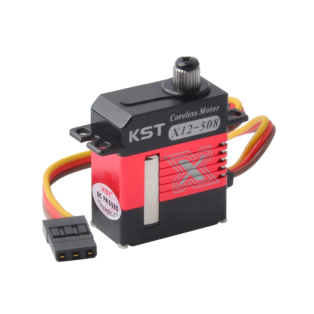 KST X12-508 6.2kg Micro Metal Gear HV Digital Coreless Servo Motor For UAV Helicopter Airplane RC Model