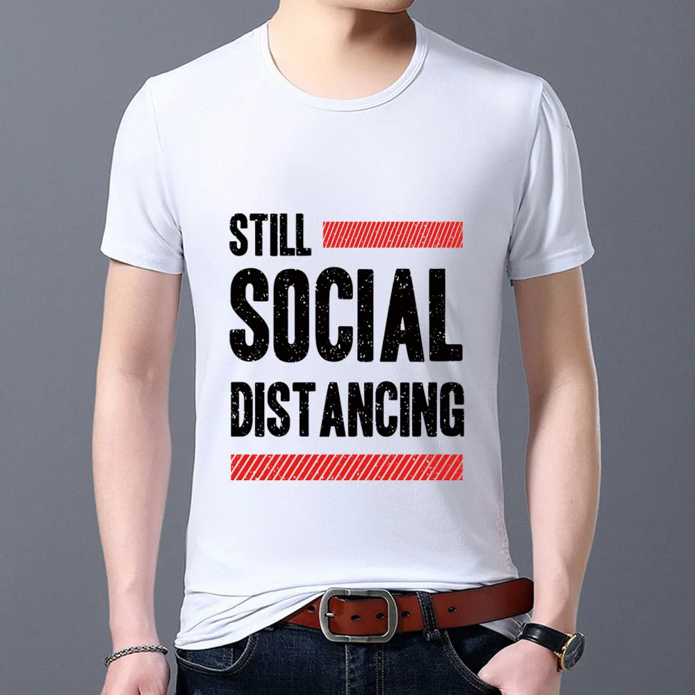 

Summer Men's T-shirt Wild Pattern Short-sleeved Hot-selling Letter Printing Series Sports Breathable T-shirt Men's Commuter Wear