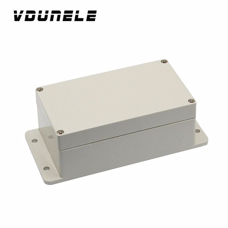 IP66 83*58*33mm Electrical Waterproof Plastic Junction Case Terminal Block Box With Flanges Project Enclosures For PCB Outdoor