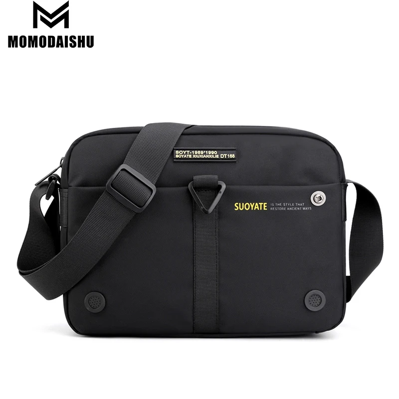 High Quality Men\'s Bag One-shoulder Bag Men Sloping Bag Casual  Sports Bag Korean Version of sloping Large Capacity Waterproof