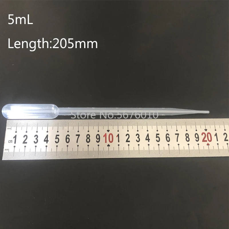 5ml Plastic Lab 50pcs 100pcs 200pcs 500pcs Disposable Graduated Dropper Transfering Pasteur Pipettes