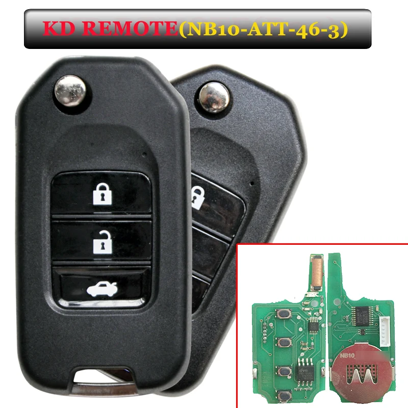 KEYDIY NEW Offer KEYDIY Remote NB10 3 Button Remote Key With NB-ATT-46 Model For KD900 Machine