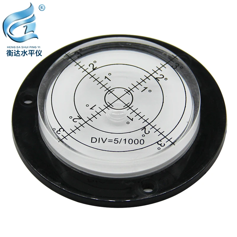 round bubble level Circular Bubble Level Spirit Level Measuring Device Krenometer For Crane Size80*14mm