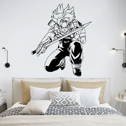 Legend of Wall Decals Japanese anime Trunks Wall Decal Vinyl Sticker Removable Boys Bedroom Decor X801