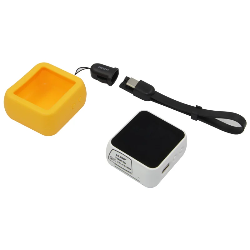 

ESP32 Chip Programmable Wearable Environment Interaction Expandable Silicone Shell Gel Full Coverage Kit TTGO T-Watch