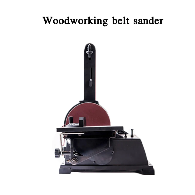 Woodworking Belt Sand Disc Machine Automatic Chip Removal 4X8 Dust Suction Multi-Angle Grinding Induction Sanding Machine 220V