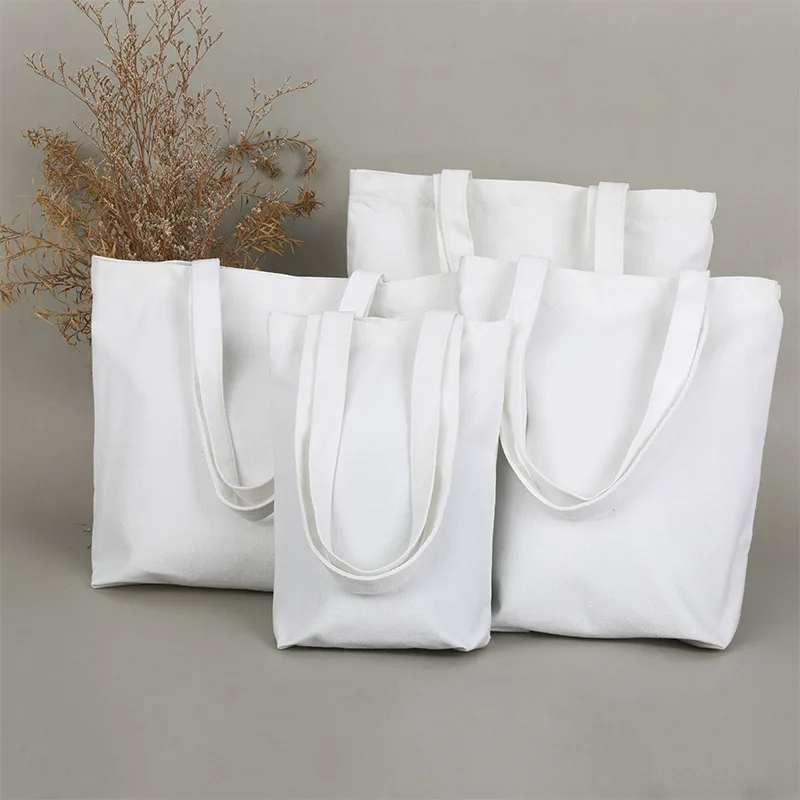 Blank Advertising Canvas Bag Customized Spot Canvas Bag Shoulder Cotton Bag Bag Customized Logo