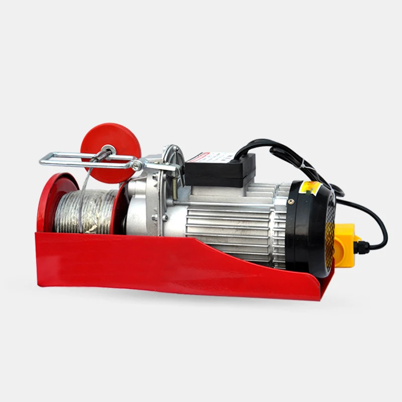 PA200 mini elektrische hoist 220V haushalt kran kleine hoist 0,5 tonnen dekoration hebe kran reinem kupfer motor automatische bremse