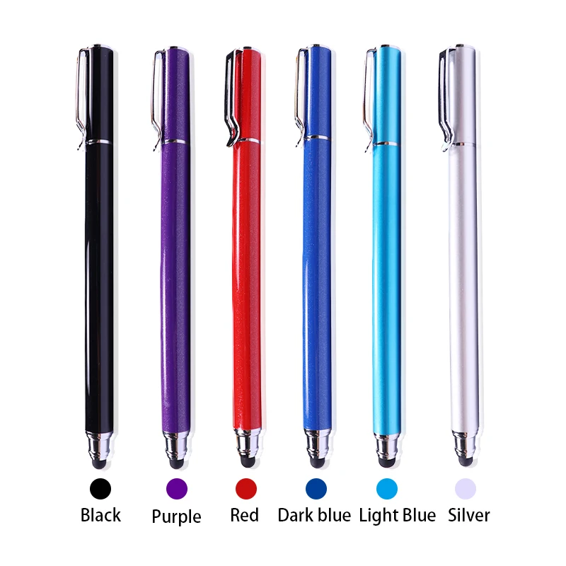 Wenku 2 In1 Rubber Tip Touch Capacitieve Scherm Mobiele Telefoon Stylus Pen Fabriek Groothandel Te Koop