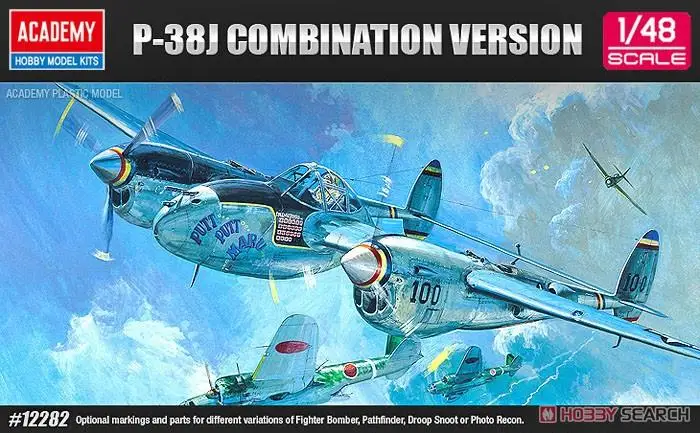 

Academy AC12282 1/48 P-38 COMBINATION VERSION