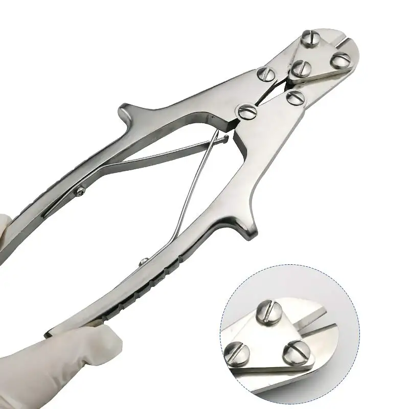 Stainless Steel Autoclavable Kirschner Wire Cutter Pin Cutter Veterinary Surgery Tool Orthopedics Instruments 1pcs pet