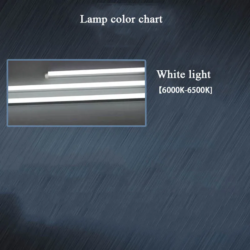 3 قطعة T4 الفلورسنت أنبوب الفلورسنت T5 الفلورسنت مصباح الشريط لمبة لمبات الخطية مرآة المصباح الحمام 8 واط الضوء الأبيض #4