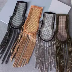 Suit Dress Accessories Metal Tassel Epaulette Nightclub DIY Accessories Shoulder Clothing Epaulets