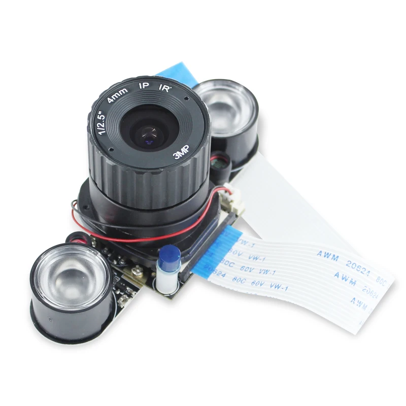 5MP Automatic IR_CUT 4mm Big Lens Infrared night vison Raspberry pi Camera Module with IR 850 Lights