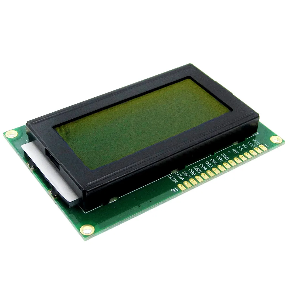 1604 16X4 16*4 Character LCD Module Display Screen LCM Yellow / Blue With LED Backlight SPLC780 HD44780 Controller IIC / I2C