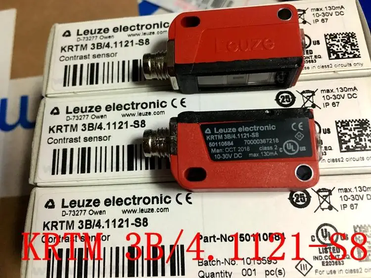 

100% New Original Leuze Color Sensor KRTM 3B / 4.1121-S8 PNP Output 50110584