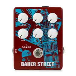 Caline CP-58 Baker Street Guitar Effect Pedal British Sound Pedal Electric Guitar Parts & Accessories with True Bypass Design