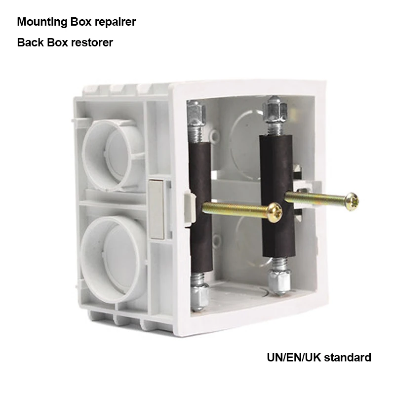 Przełącznik do montażu ściennego śruba Wepair Box kaseta z gniazdem regulowana skrzynka montażowa Restorer wewnętrzna kaseta Repairer do