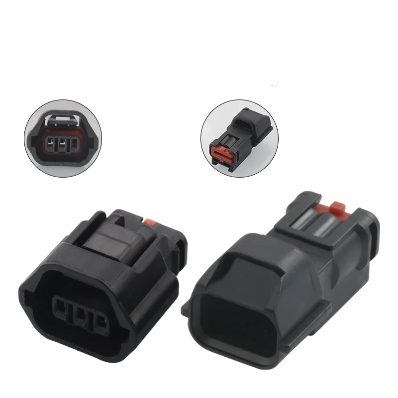 

Free shipping 500 Sets 3 Pin 7283-8730-30 7182-8730-30 Wire Connectors EVO Mivec Cam Sensor Speed Sensor plug DJ7035A-1.2-11/21