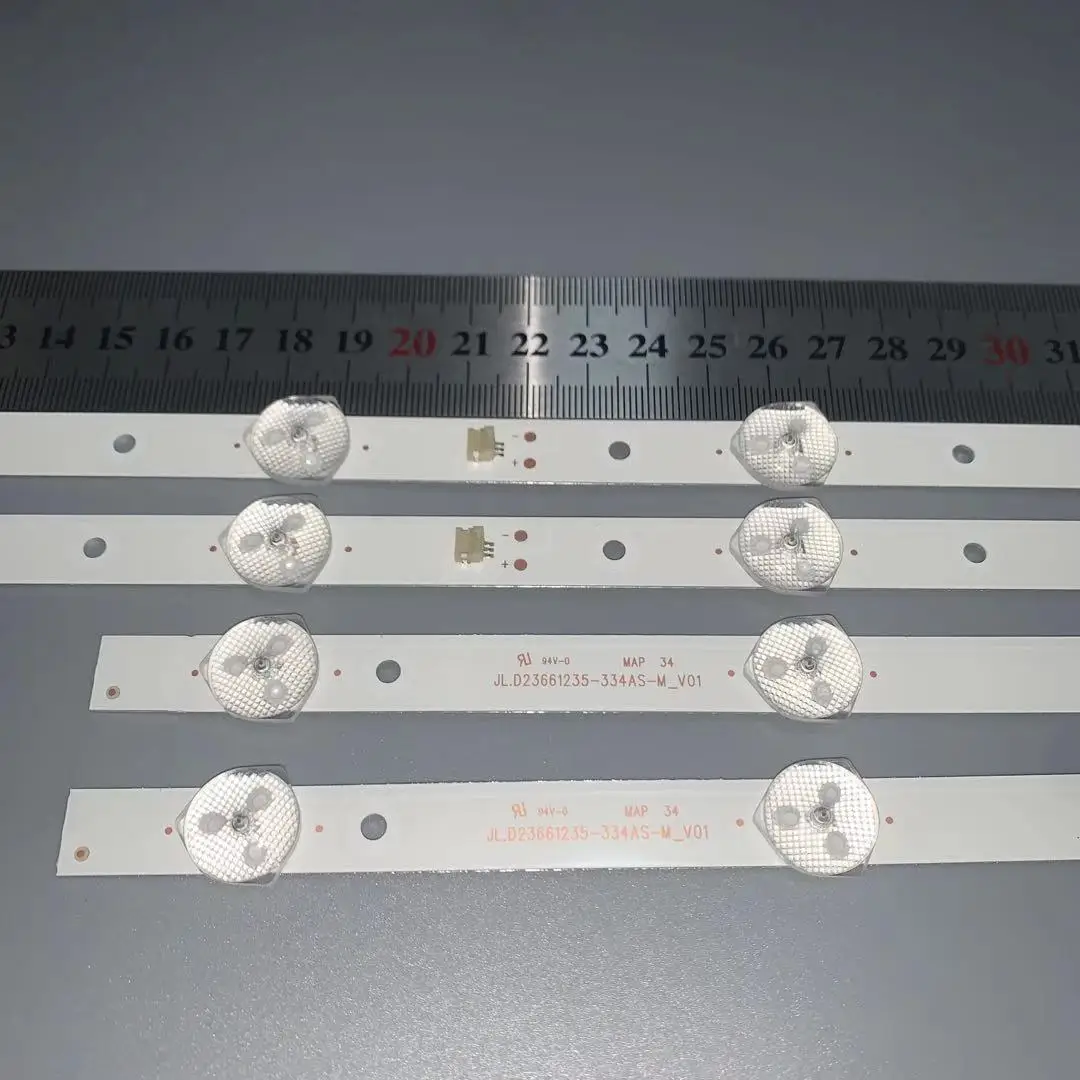 10-30PCS ORIGINAL  quality 23INCH 24inch 23.6INCH  TV backlight strip 6led 3v 44CM 6LED 3V JL.D23661235-334AS-M_V01