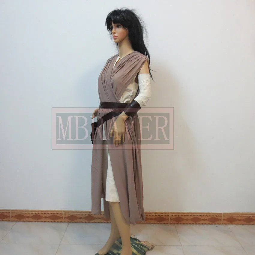 La Forza Risveglia Rey Uniforme Moive Jedi Festa Di Natale Di Halloween Uniforme Vestito Cosplay Costume Personalizzare Qualsiasi Dimensione