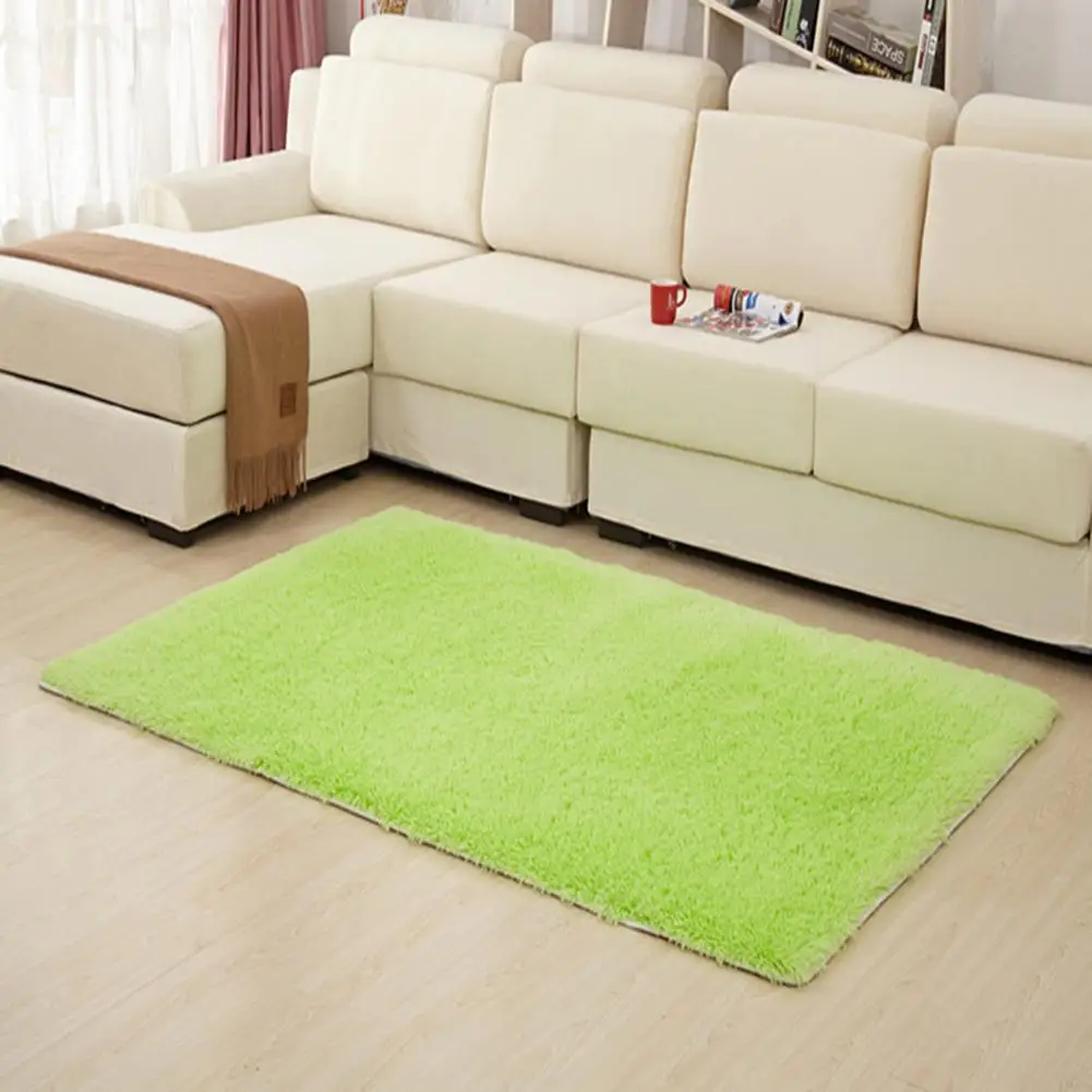 Decorazione domestica della moquette della camera da letto del salone del cuscino del sofà della stuoia di colore solido