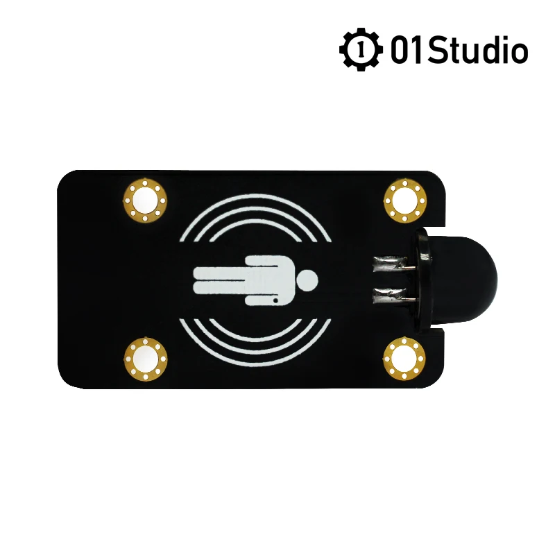 Sensor infravermelho pir senor 01 estúdio, módulo detector para microplaca de micropyatona e microbit
