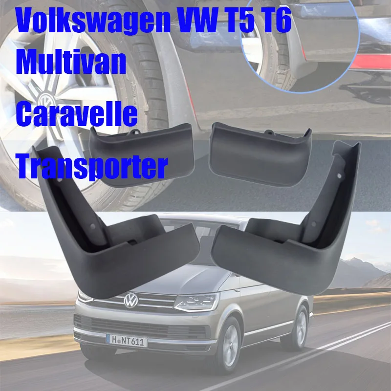 

For Volkswagen VW Multivan Caravelle Transporter T6 T5 mudguards Accessories Mud Flaps auto fenders Splash Guards car mudflaps