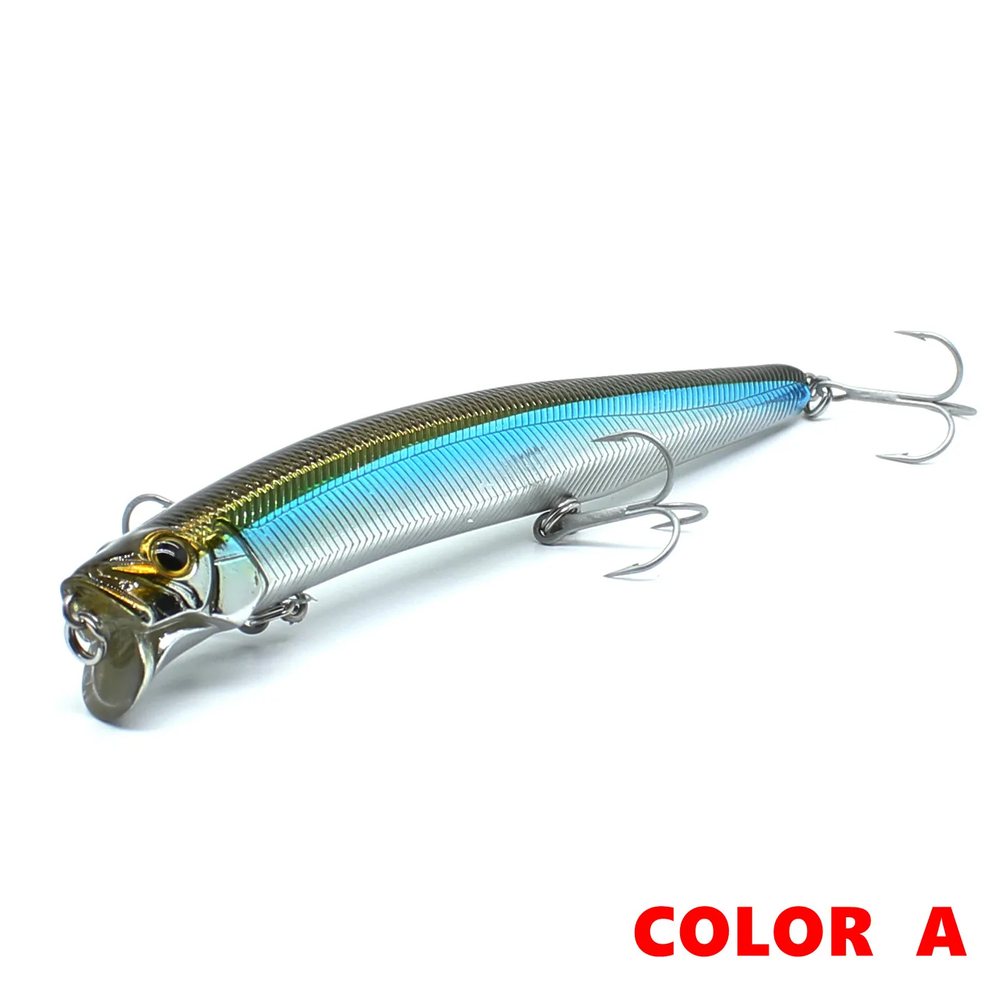 AOCLU Schwimm Wobbler 13cm 21g Harten Köder Minnow Angeln Locken Meer Bass Frische Hybird VMC Haken Magnet Gewicht transfer Flach Dive – Detail 5