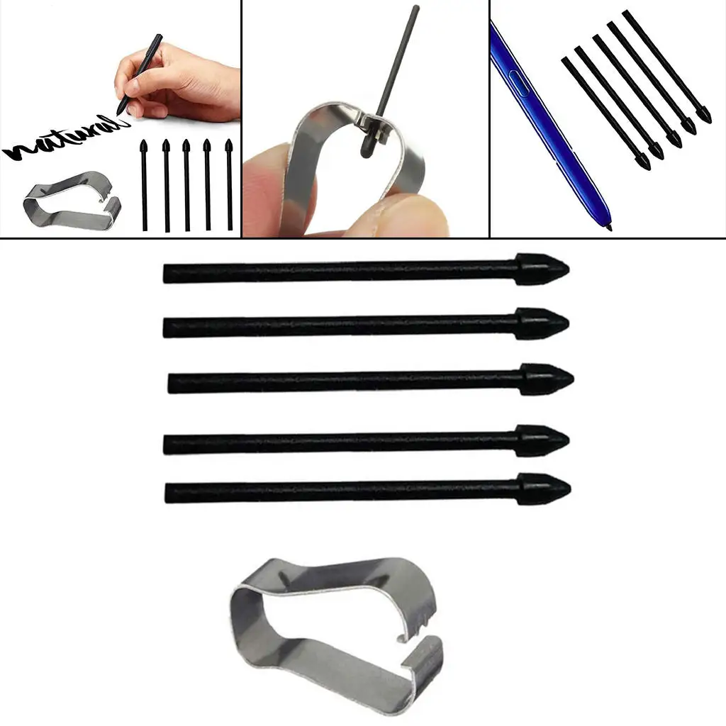 5 stück S-Stift Schreibfedern mit Befestigungs Rahmen Touch Stylus Tipps für Tab S6 Tab S6 Lite S7 S7 + für Note 10 Hinweis 20 Zeichnung
