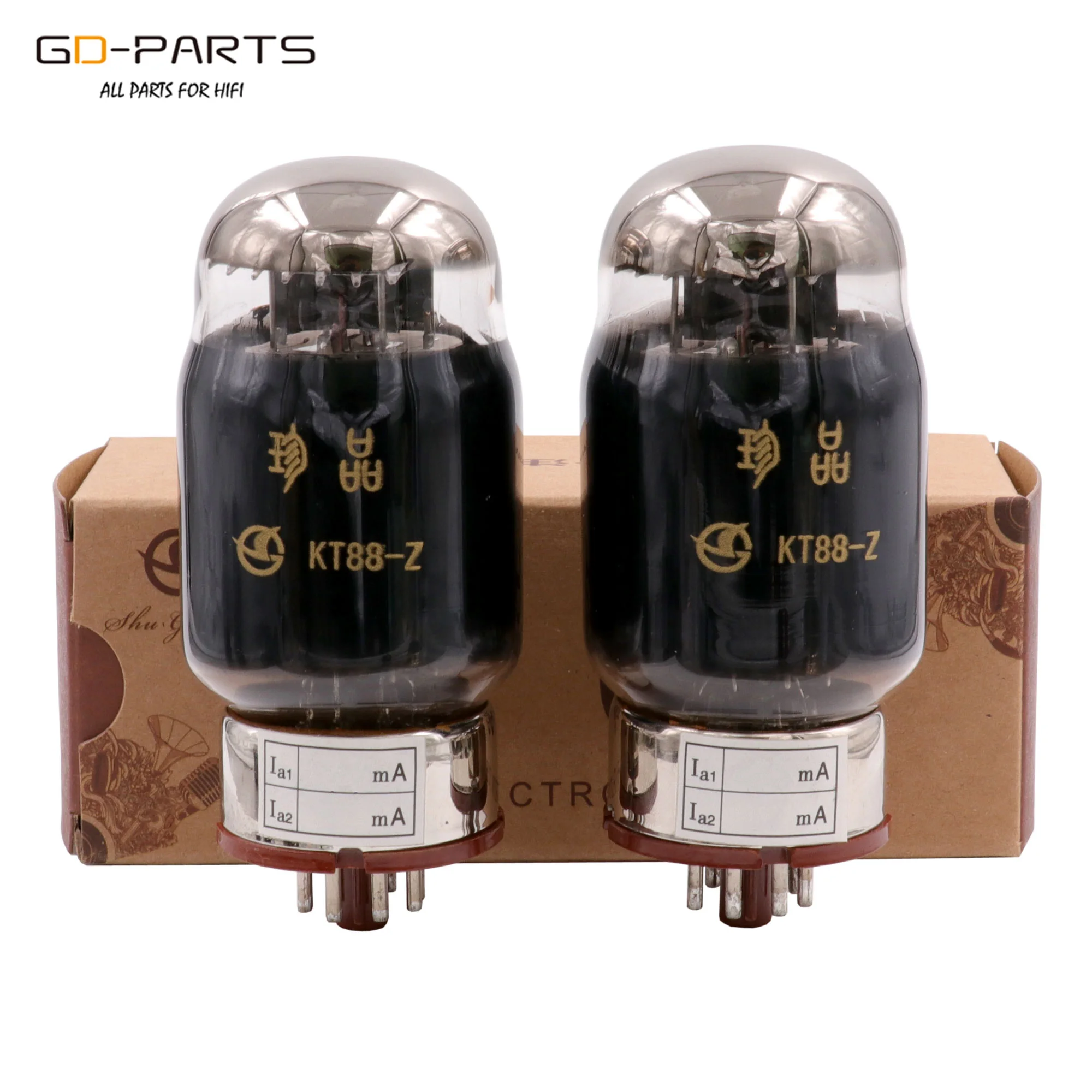 

New Dawn Bao KT88-Z vacuum tube replacement 6550 KT88 black carbon bulb classic version factory matched four pairs