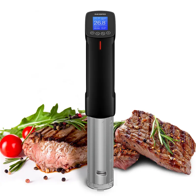 Imagem -04 - Inkbird-eu Plug Vacuum Sous Vide Fogão Circulador de Imersão Cozinhar Precisa Controle Wifi 1000w Temperatura Precisa
