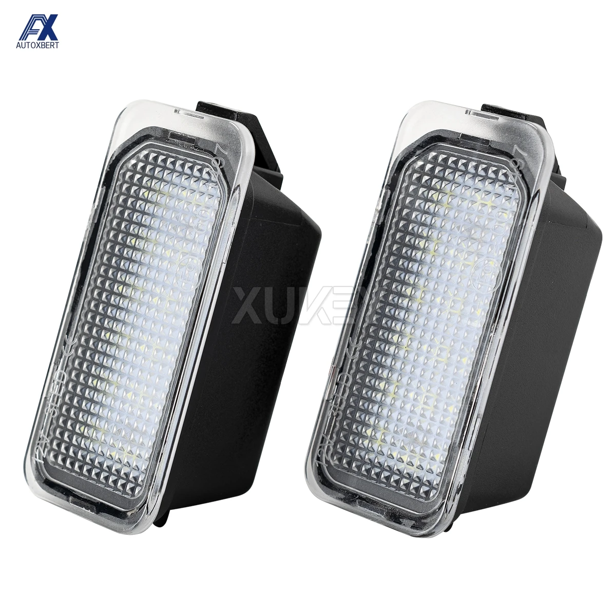 2Pcs LED Number License Plate Light Lamps For Ford Focus 2 3 Fiesta 2008-on Mondeo Car Exterior Lighting Accessories Lights 12V