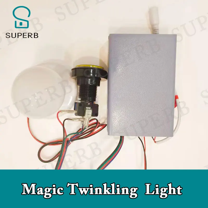 Superb Escape Room Props ปริศนาแสงค้นหารหัสผ่านมายากลแสงแวววาวกระพริบค้นหาเบาะแสงหลอดไฟ