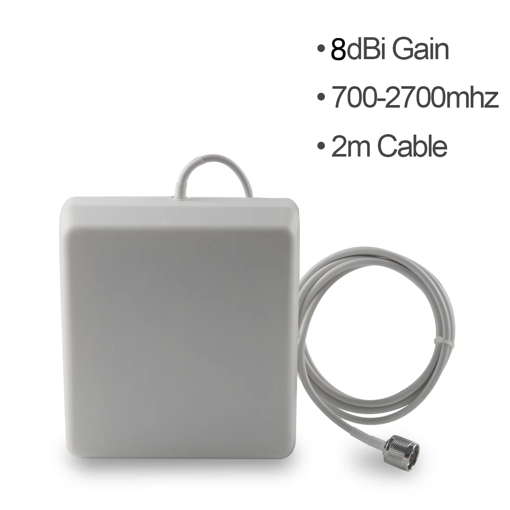 2G 3G 4G LTE Signal Booster Antenna Set For Signal Repeater 11dBi Outdoor Antenna + 9dBi Panel Antenna +15 Meters Coaxial Cable