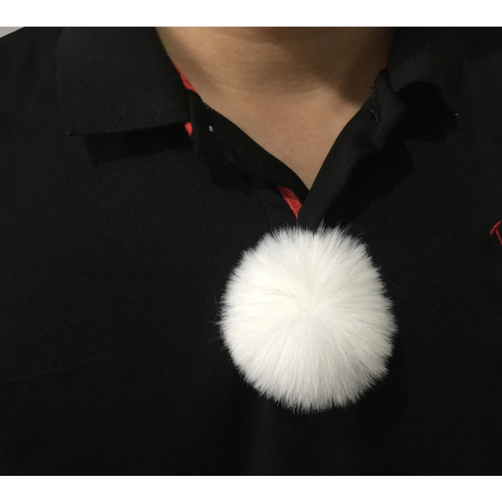 Universal Lavalier Microphone Furry Windscreen Fur Windshield Wind Muff Soft For D11 RODE BOYA Lapel Lavalier Mic 5mm