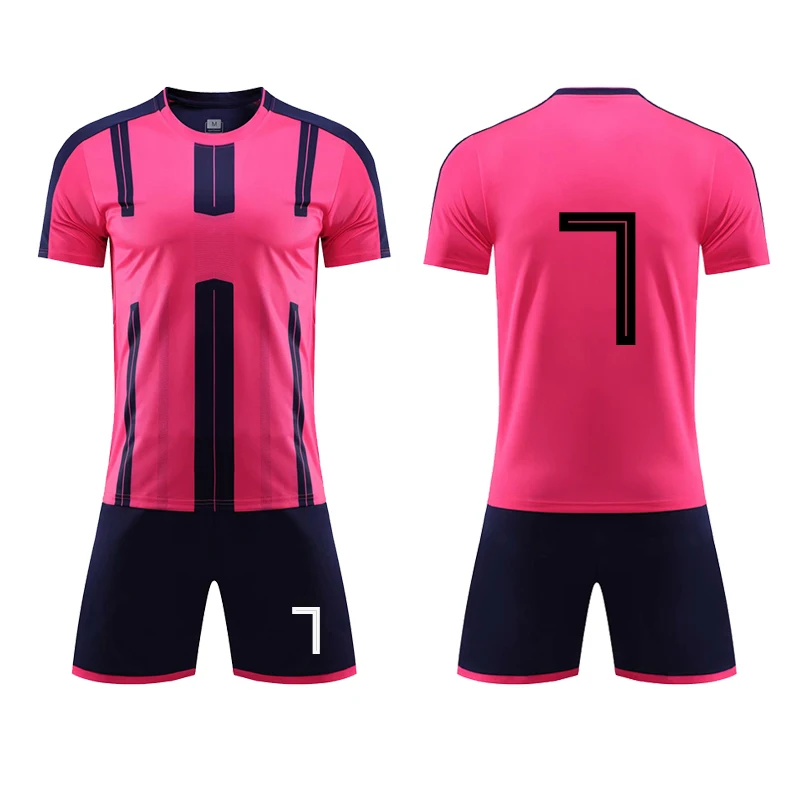 20-21 Training Soccer Jerseys Uniform Mens Football Shirts School Customize Football Jerseys With Top Non-Slip Socks S-2XL